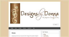 Desktop Screenshot of designs-by-donna.com